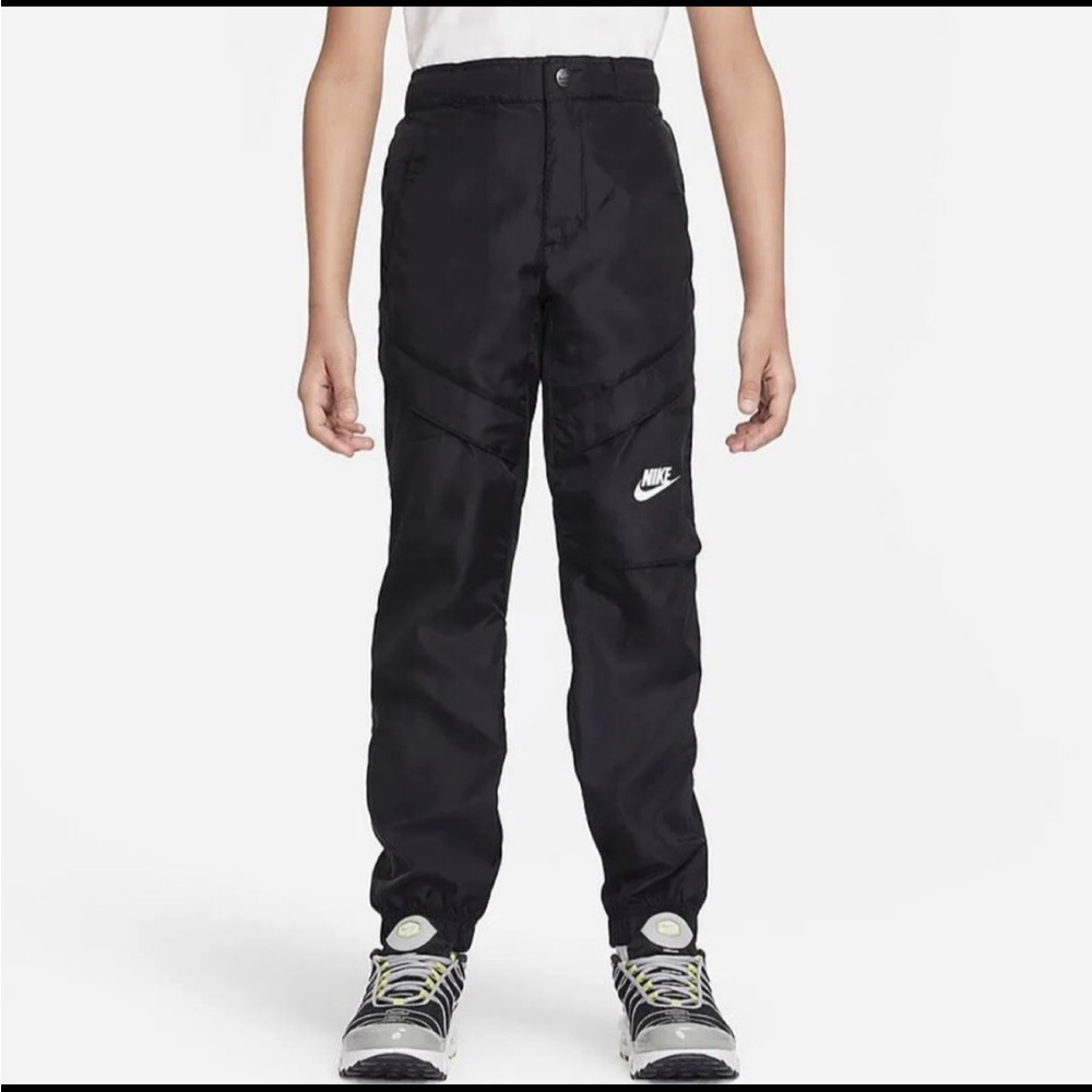 ☀️3/$25 Nike Boy’s Woven Utility Jogger Pants boys large black